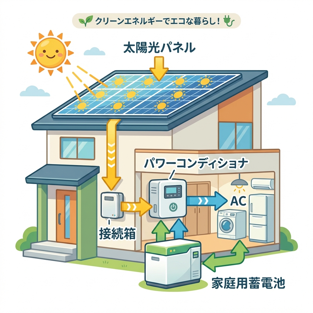 太陽光発電システム構成図